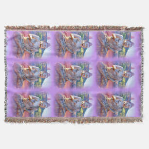 Lavendel-aura-Buddhas Decke