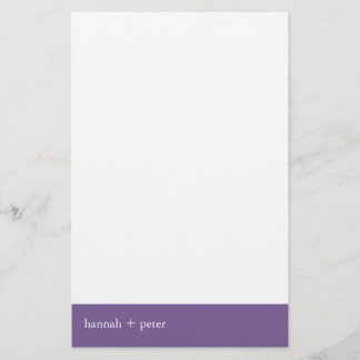 Lavendel Banner: Stationery Briefpapier