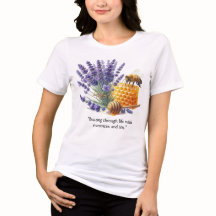 Lavendel/Bienensüßer T - Shirt
