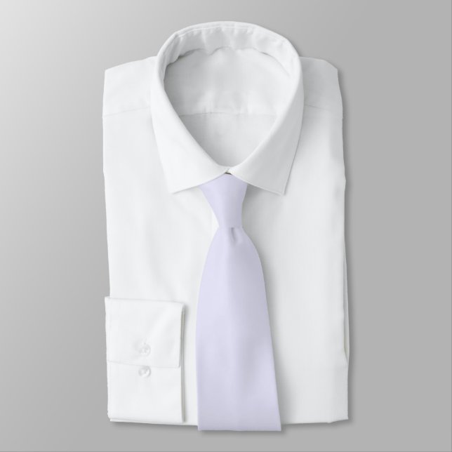 Lavendel / Blassviolett Lila E6E6FA Solid Color Krawatte (Gebunden)