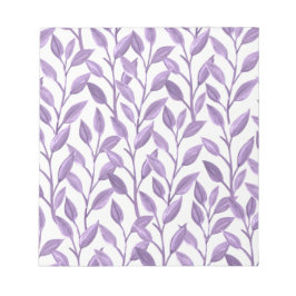 Lavendel-Blätter Notizblock