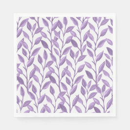 Lavendel-Blätter Serviette
