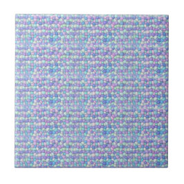 Lavendel, Blau, grüne Mosaik-Keramik-Fliese 2 Fliese