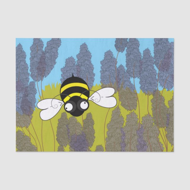 Lavendel Bliss Tissue Paper Seidenpapier (Vorderseite)