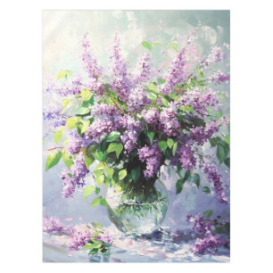 Lavendel blühender Fliederstrauß Tischdecke