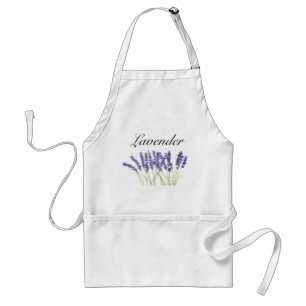 Lavendel Blume Aquarellkräuter lila schick Schürze