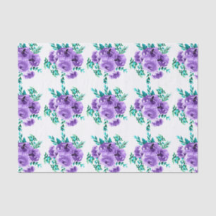 Lavendel-Blume Design Nahtloses Muster Seidenpapier