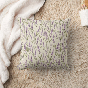 Lavendel-Blume Druckkopfkissen Kissen