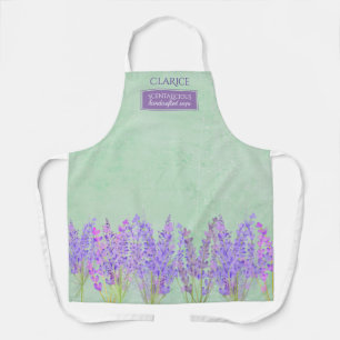 Lavendel-Blume handgefertigte Seifenshow Schürze