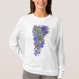 Lavendel Blume Hochzeitsblumen T-Shirt