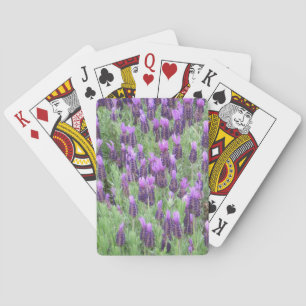 Lavendel-Blume Kartenspielen Spielkarten