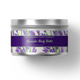 Lavendel Blume Kosmetik Jar Label