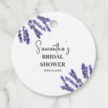 Lavendel Blume Lila Aquarellfarben-Brautparty