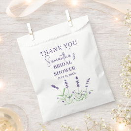 Lavendel Blume Lila Aquarellfarben-Brautparty Geschenktütchen