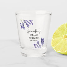 Lavendel Blume Lila Aquarellfarben-Brautparty