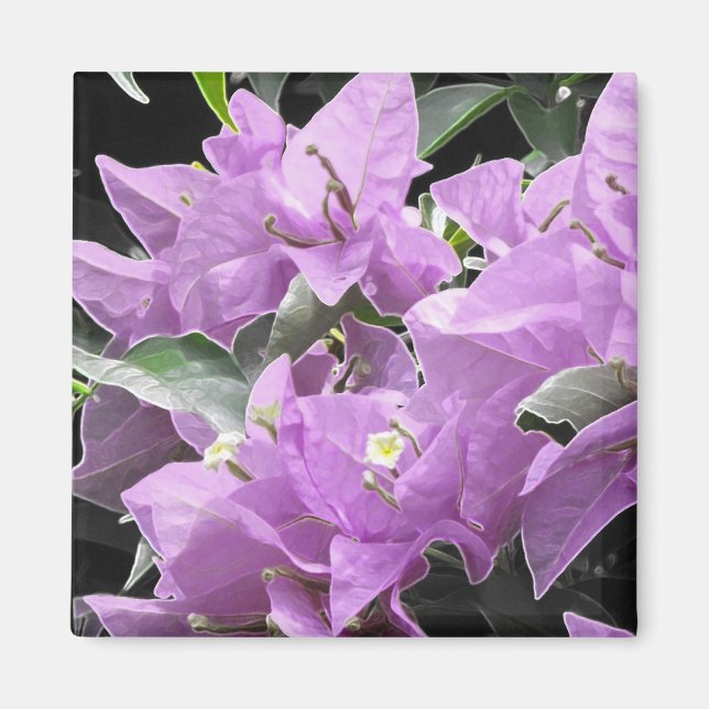 Lavendel-Blume Magnet (Vorne)