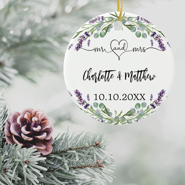 Lavendel-Blume Namen für neue Futterpflanzen Keramik Ornament (Von Creator hochgeladen)