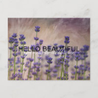 Lavendel-Blume Personalisiert