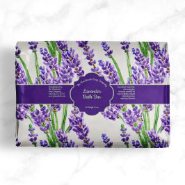Lavendel Blume Seifenwrap