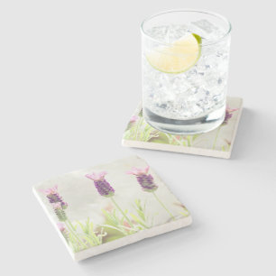 Lavendel-Blume Steinuntersetzer