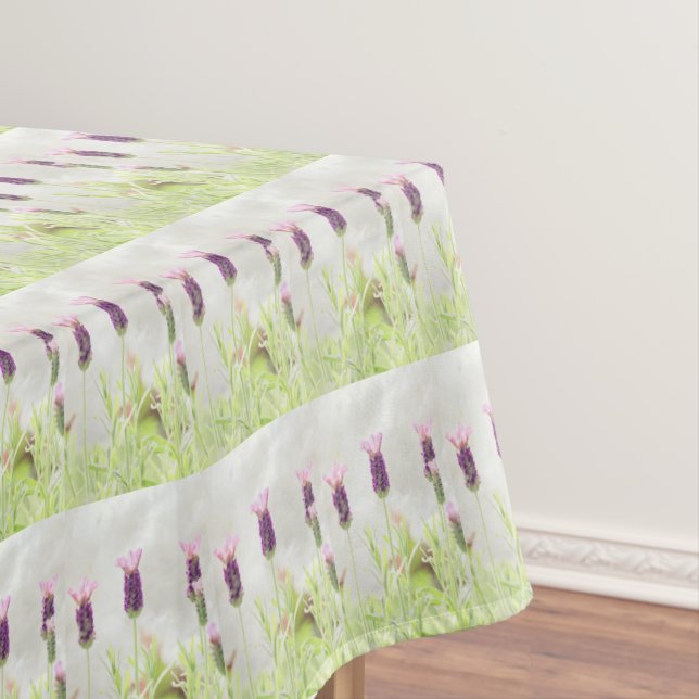 Lavendel-Blume Tischdecke (Beispiel)