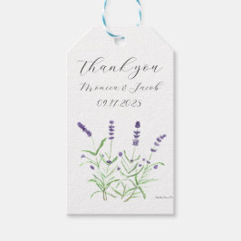 Lavendel Blume Wasserfarbenfrohe Violettverheiratu Geschenkanhänger