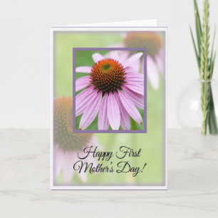 Lavendel Blumen Erste Mutter Karte