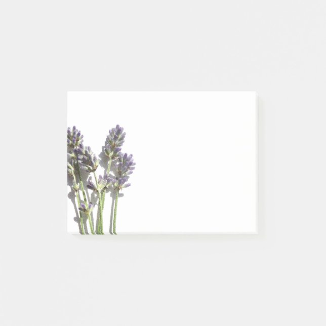 Lavendel-Blumen Posten-it® Anmerkungen Post-it Klebezettel (Vorderseite)