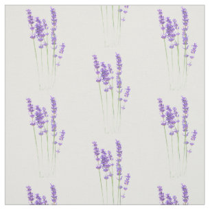 Lavendel-Blumen Stoff