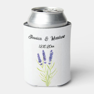 Lavendel Blumen Wasserfarbe Natur Einzigartige Hoc Dosenkühler