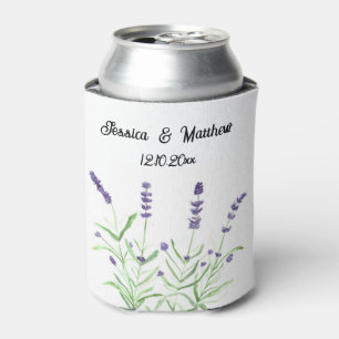 Lavendel Blumen Wasserfarbe Natur Einzigartige Hoc Dosenkühler