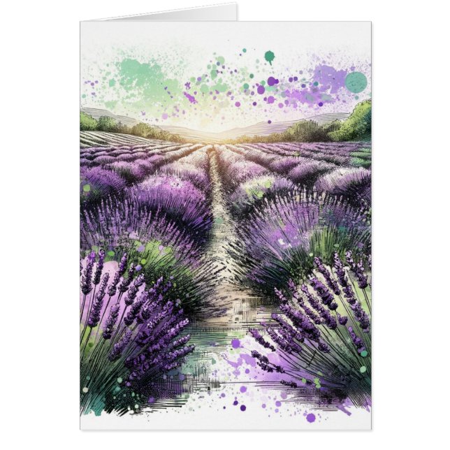 Lavendel-Blüten-Serenität (Vorne)