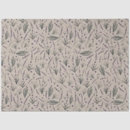 Lavendel-Botanik-Muster-Tissue-Papier Seidenpapier