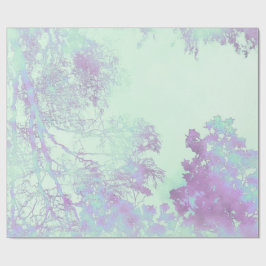 Lavendel Breitblattnebel Geschenkpapier