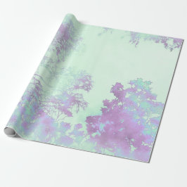 Lavendel Breitblattnebel Geschenkpapier