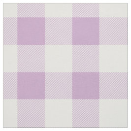 Lavendel-Büffel-Karo-Muster Stoff