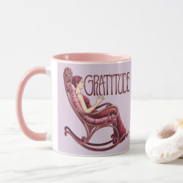 Lavendel-Burgunder-Bekräftigungs-Meditations-Tasse Tasse