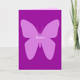 Lavendel Butterfly Osterkarte Feiertagskarte