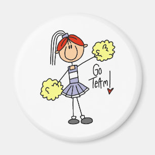 Lavendel Cheerleader Magnet