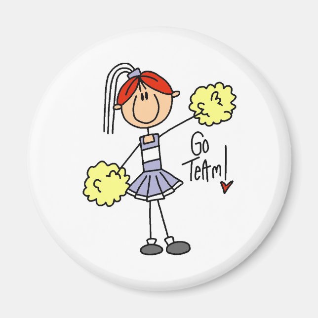 Lavendel Cheerleader Magnet (Vorne)