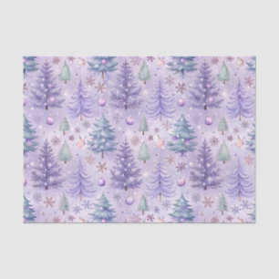 Lavendel Christmas Winter Seidenpapier