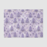 Lavendel Christmas Winter Seidenpapier<br><div class="desc">Machen Sie Erinnerungen mit Ihrer Familie heute Weihnachten</div>