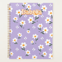 Lavendel-Daisy-Blumenmuster