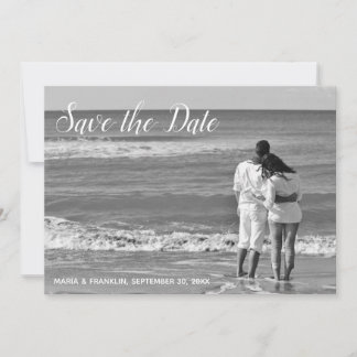 Lavendel Damask Save the Date Card