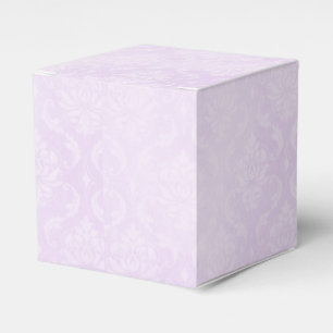 Lavendel-Damast-Bevorzugungs-Kasten Geschenkschachtel
