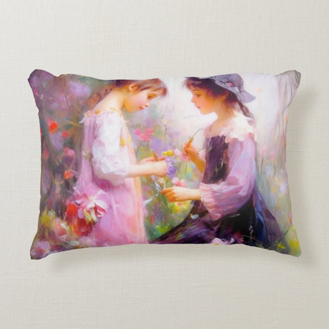 Lavendel Dekokissen (Vorderseite)