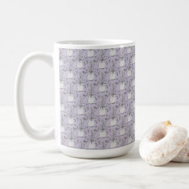 Lavendel der gemeinschaftlichen Blume Kaffeetasse