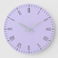 Lavendel-Drehung, große Wall-Uhr