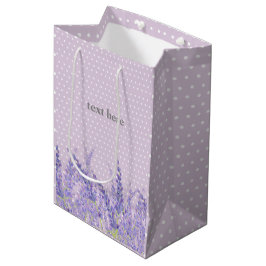 Lavendel, elegant, modern, trendig, floral , lila mittlere geschenktüte