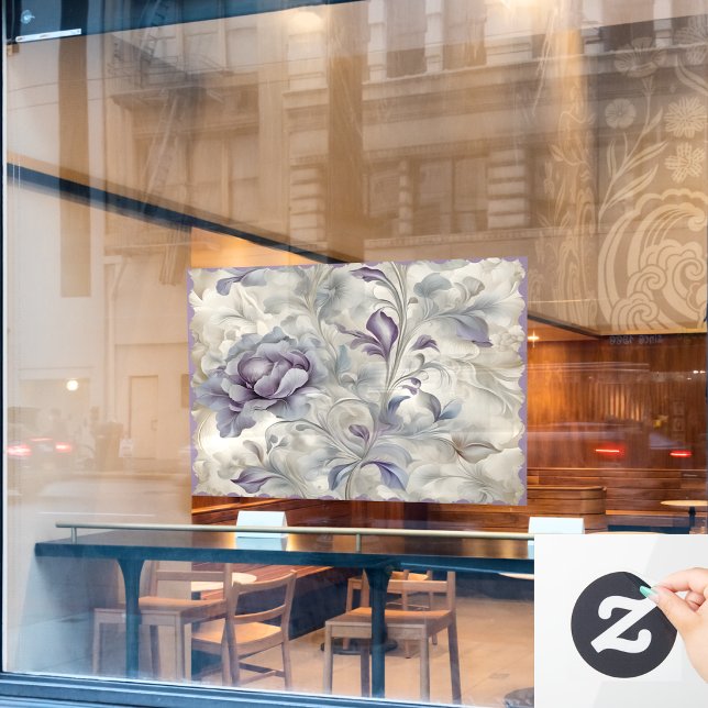 Lavendel Errötend Fensteraufkleber (Lavender Blushing Window Cling)
